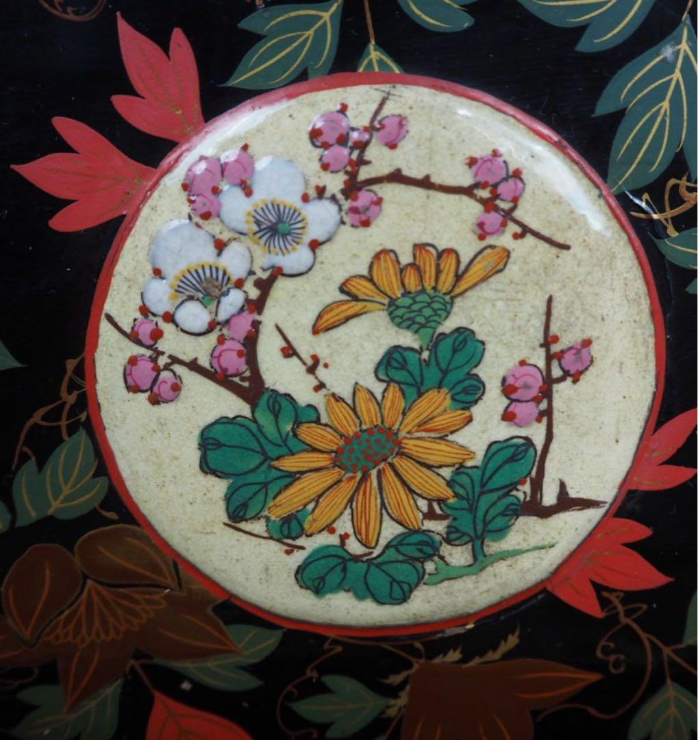 送料無料　江戸～明治　豊楽焼菓子器菓子皿★大珍品★　茶道具　本物保証