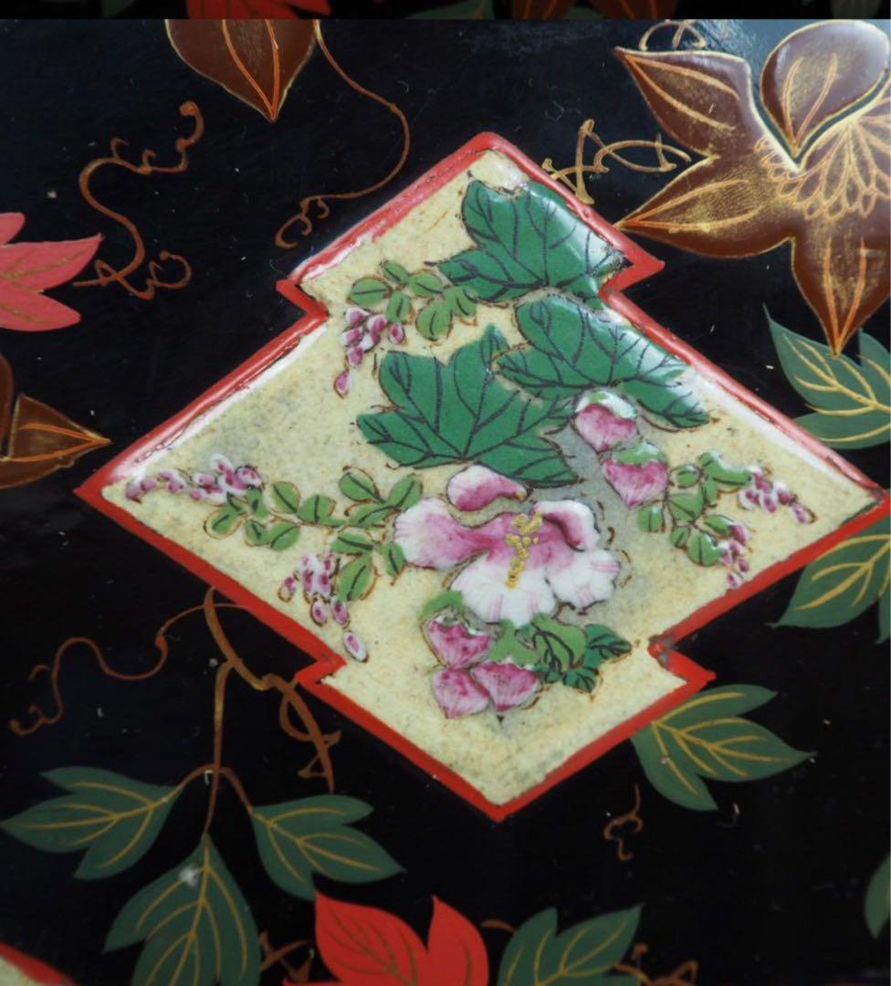 送料無料　江戸～明治　豊楽焼菓子器菓子皿★大珍品★　茶道具　本物保証