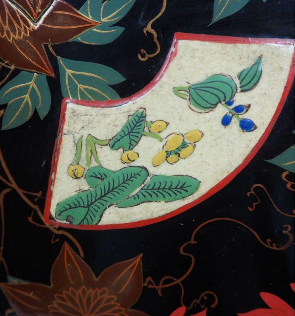 送料無料　江戸～明治　豊楽焼菓子器菓子皿★大珍品★　茶道具　本物保証