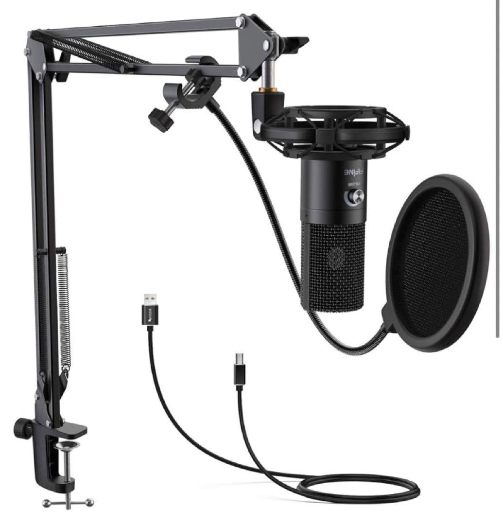 fifine コンデンサーマイクT669 オーディションインターフェース セット