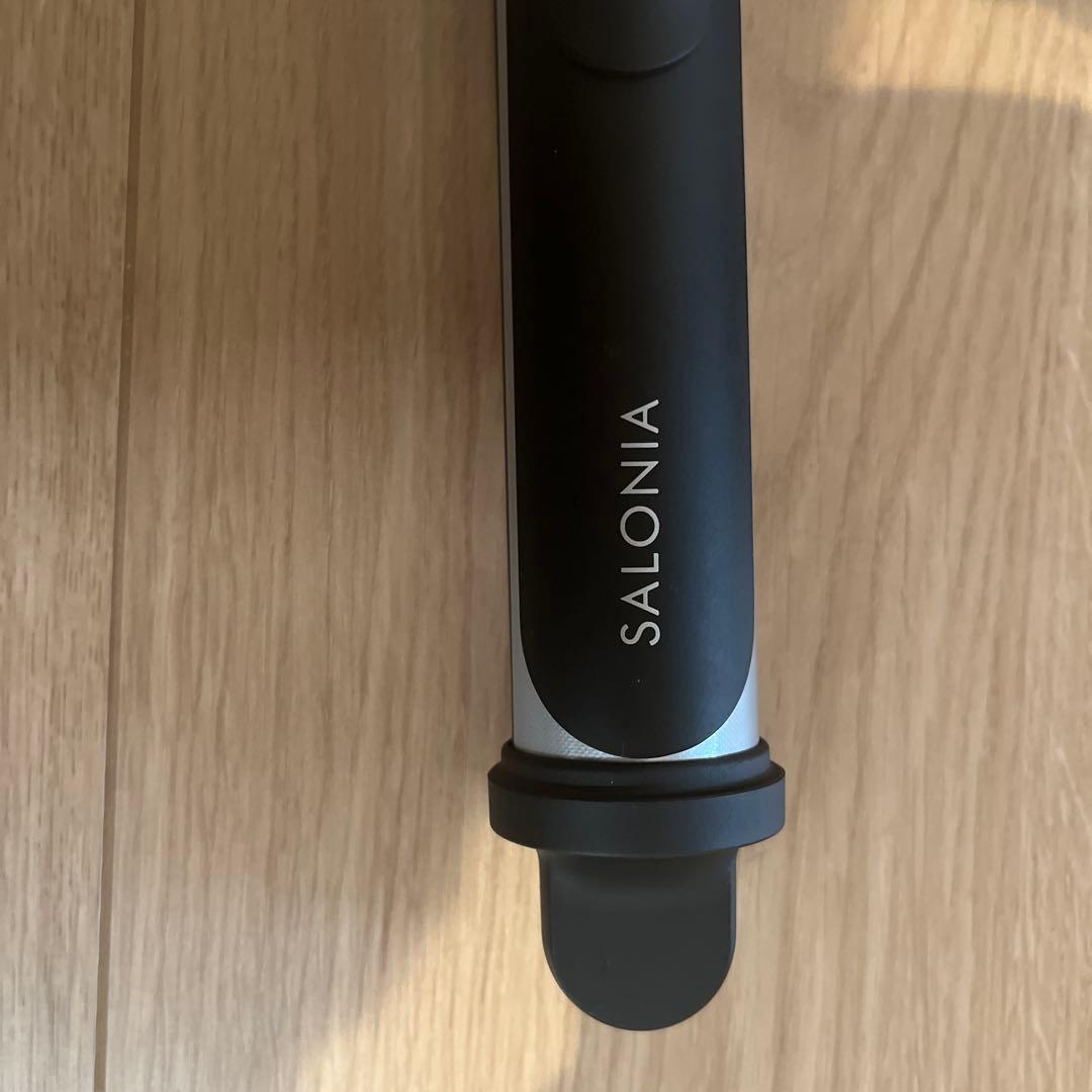 サロニア スムースシャイン カールアイロン コテ 32mm ブラック