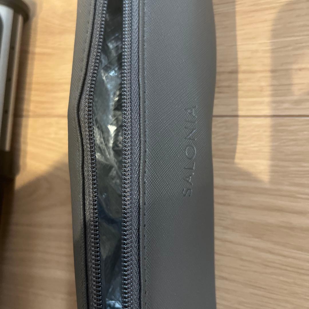 サロニア スムースシャイン カールアイロン コテ 32mm ブラック