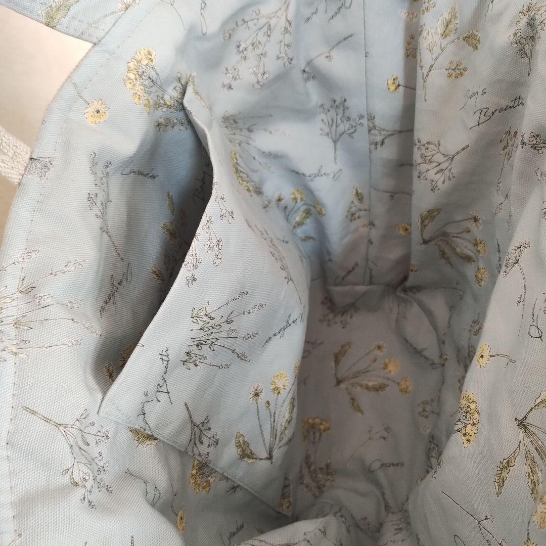 ハンドメイド 刺繍 ミモザのバック