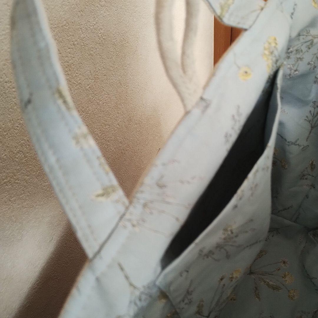 ハンドメイド 刺繍 ミモザのバック