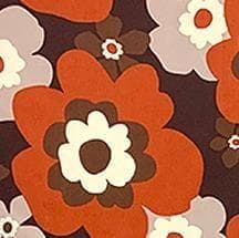 新品正方形こたつカバー【サンフラワー　ブラウン】200cm×200cm