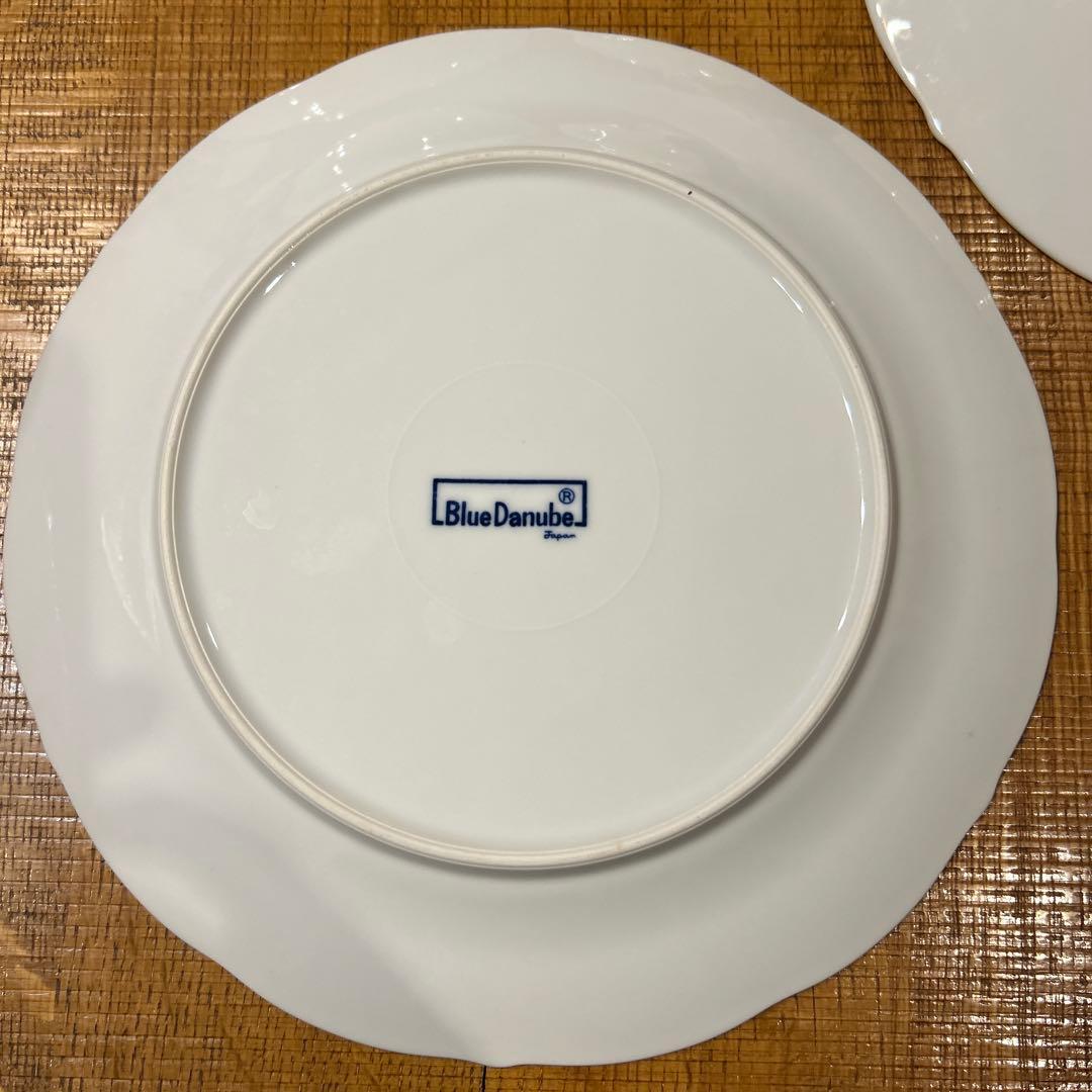ブルーダニューブ大皿26cm 2枚 サラダボウル　2枚