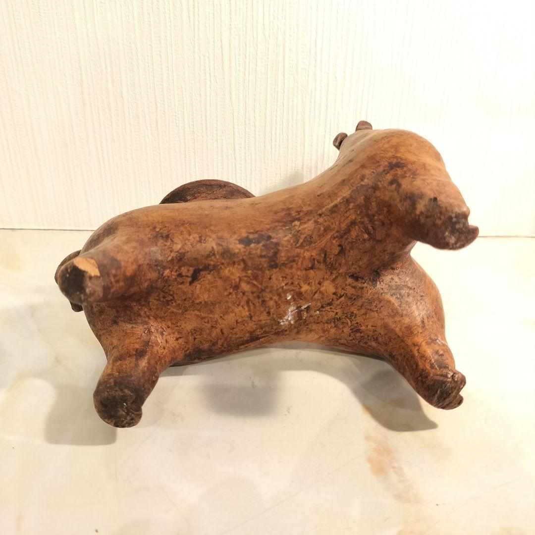 海外製 焼き物 アルパカオブジェ キャンドルホルダー お香立て