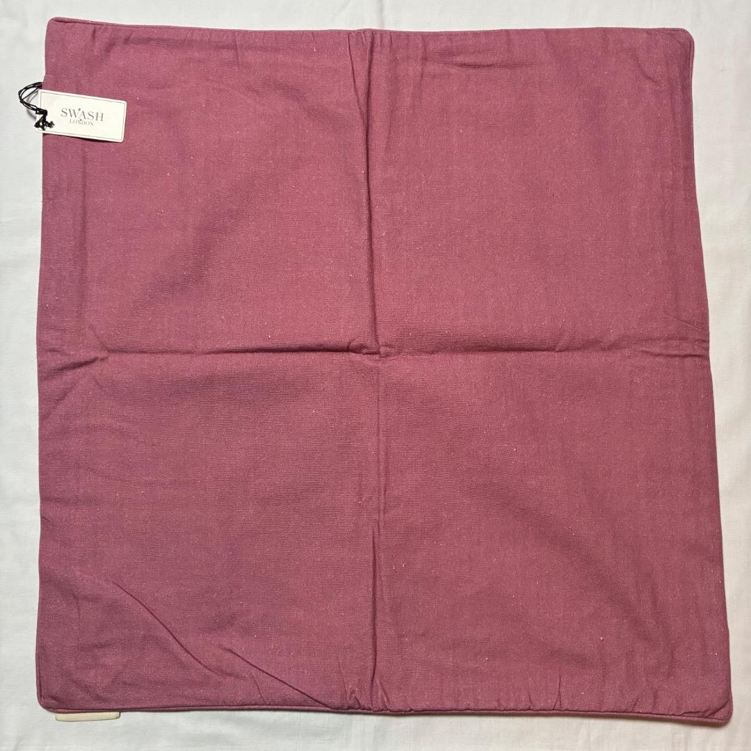 スワッシュロンドン SWASH LONDO・クッションカバー（くま熊・渋ピンク