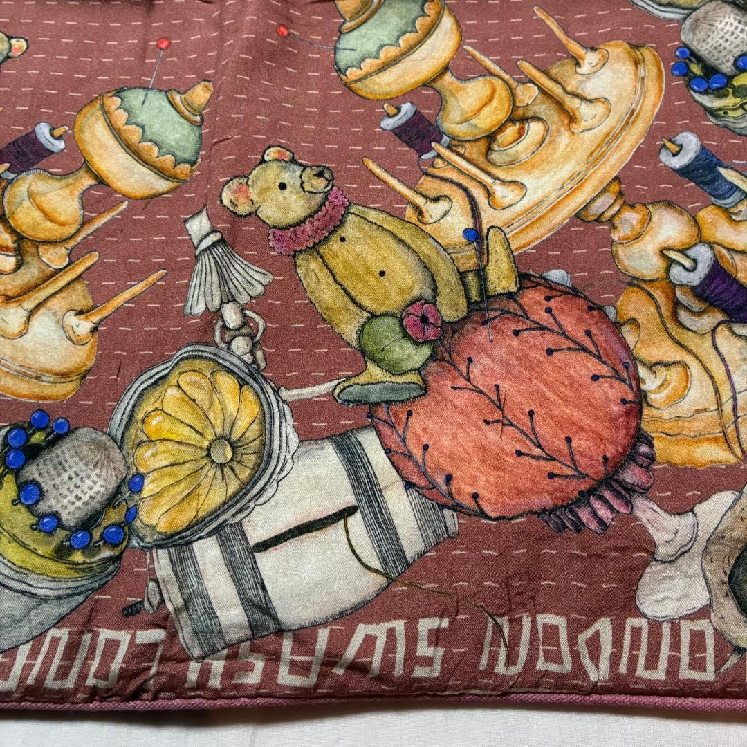 スワッシュロンドン SWASH LONDO・クッションカバー（くま熊・渋ピンク