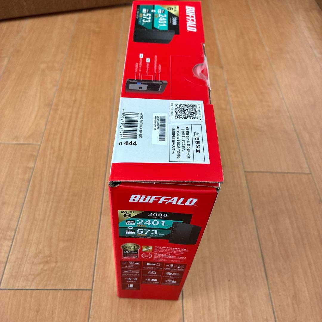 【新品未開封】BUFFALO WSR-3000AX4P-BK 無線LANルーター