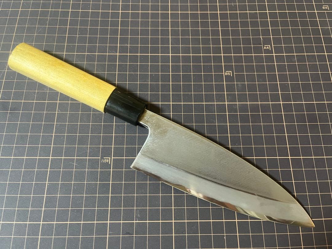 安来鋼 青鋼 出刃包丁 刃渡り15cm 未使用 青紙鋼 包丁