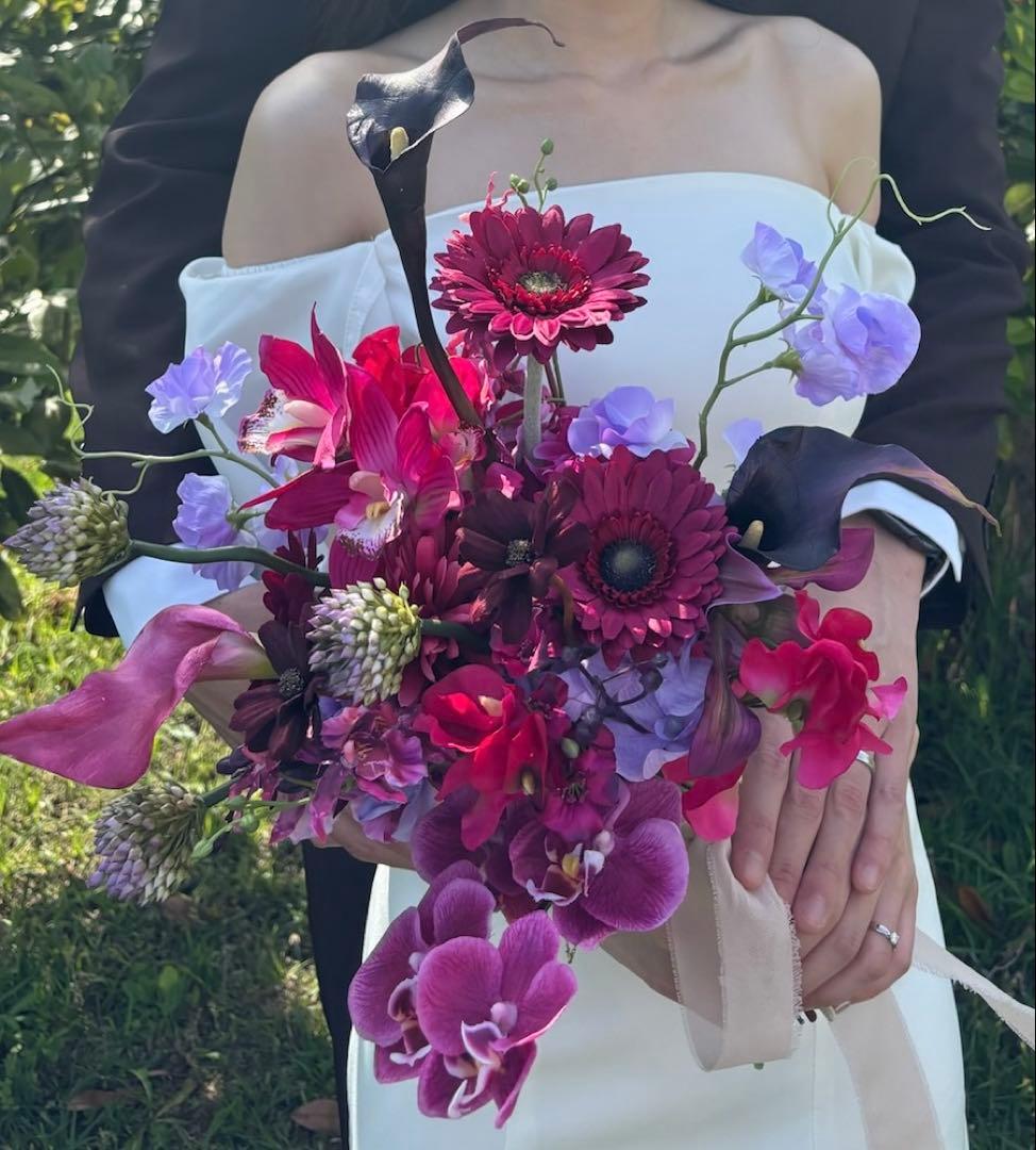 ブーケ アーティシャルフラワー　造花ブーケウエディング前撮り