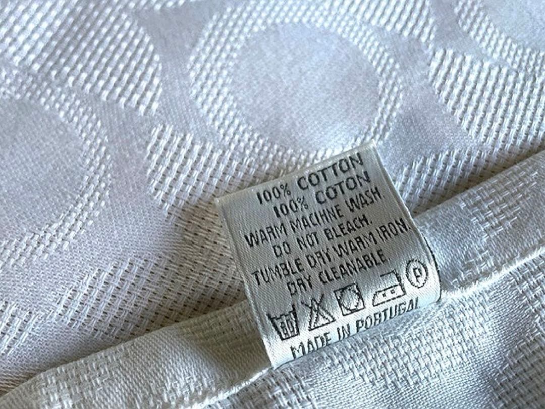 ★ 未使用　コンラン　テーブルクロス　白　綿　ポルトガル製