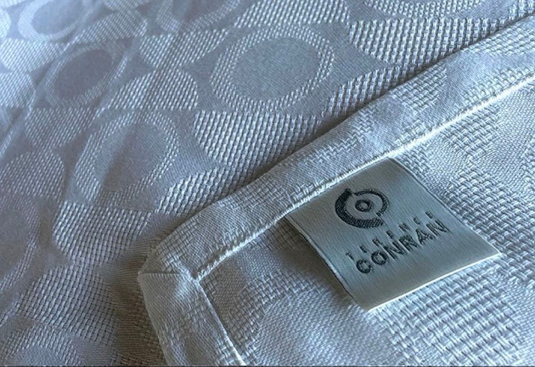 ★ 未使用　コンラン　テーブルクロス　白　綿　ポルトガル製