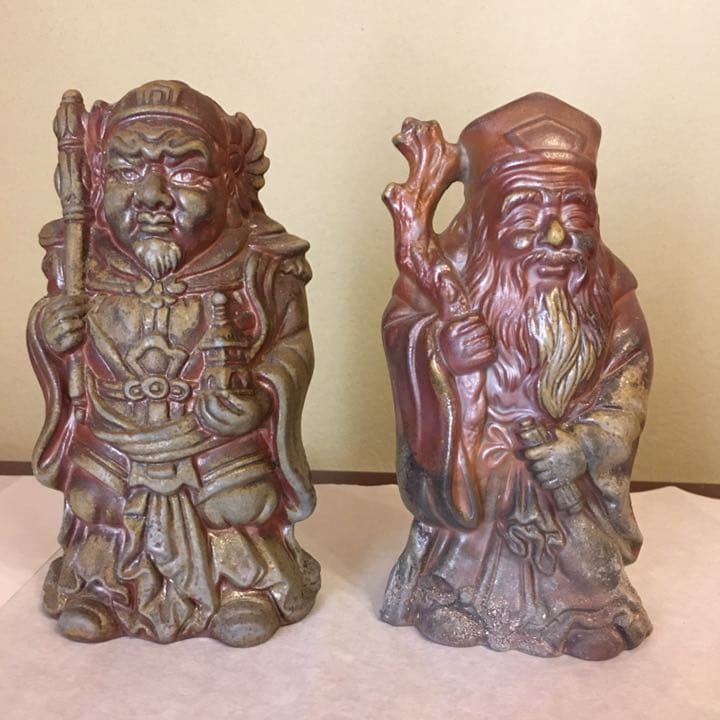 備前焼　各見信利作　七福神