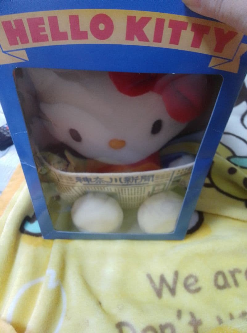 【希少】ハローキティ ぬいぐるみ 神奈川新聞 限定品 サンリオ