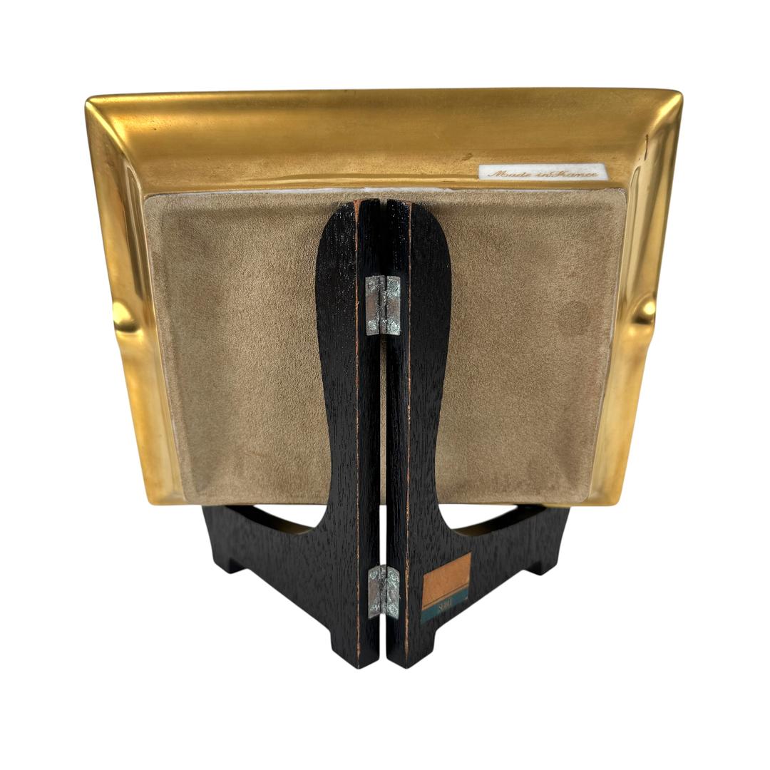 ■エルメス■アッシュトレイ■灰皿■磁器■武士■侍■J0398