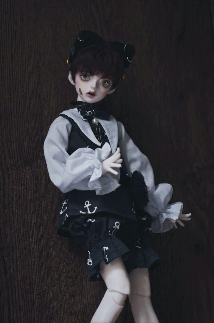 YH41 BJD 1/4　ドール 衣装　日常 可愛い 5点セット ハンドメイド