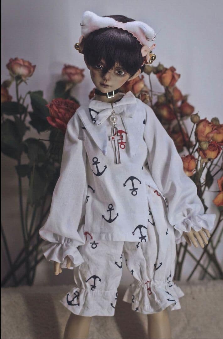 YH41 BJD 1/4　ドール 衣装　日常 可愛い 5点セット ハンドメイド