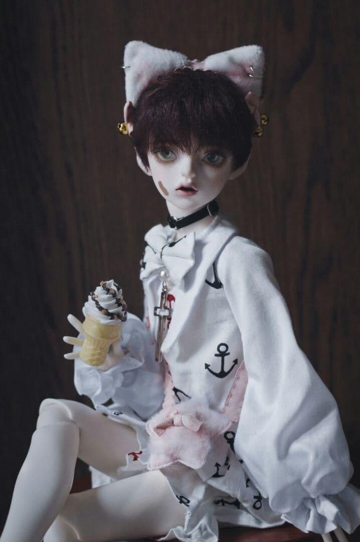 YH41 BJD 1/4　ドール 衣装　日常 可愛い 5点セット ハンドメイド