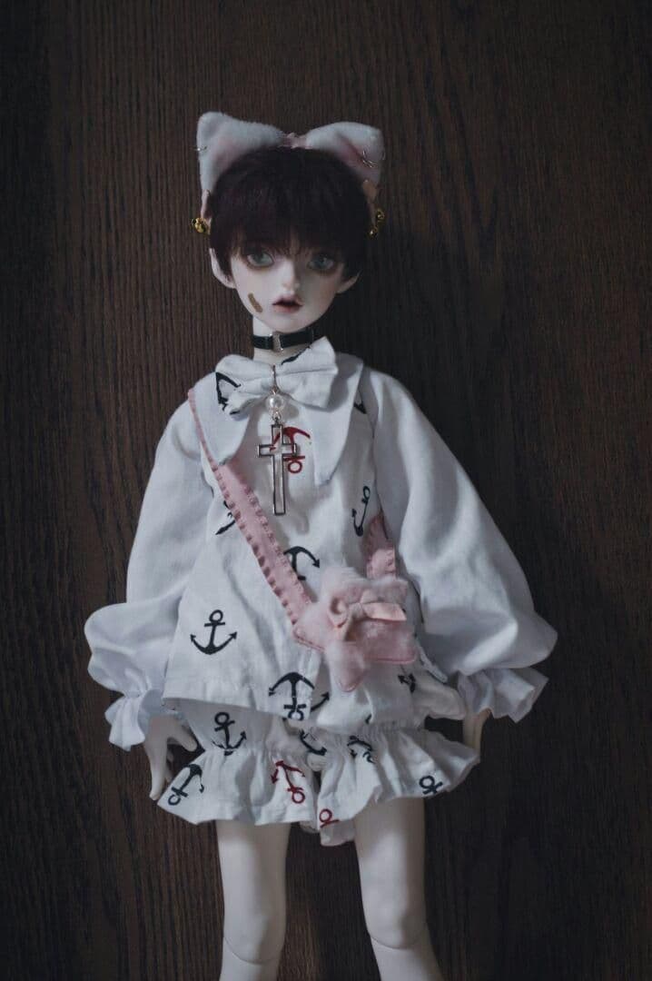 YH41 BJD 1/4　ドール 衣装　日常 可愛い 5点セット ハンドメイド