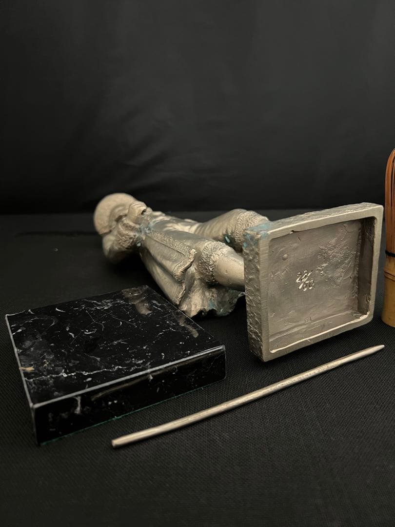 大黒屋光太夫　稲垣克次　ブロンズ　彫刻 置物　骨董　インテリア　 アンティーク