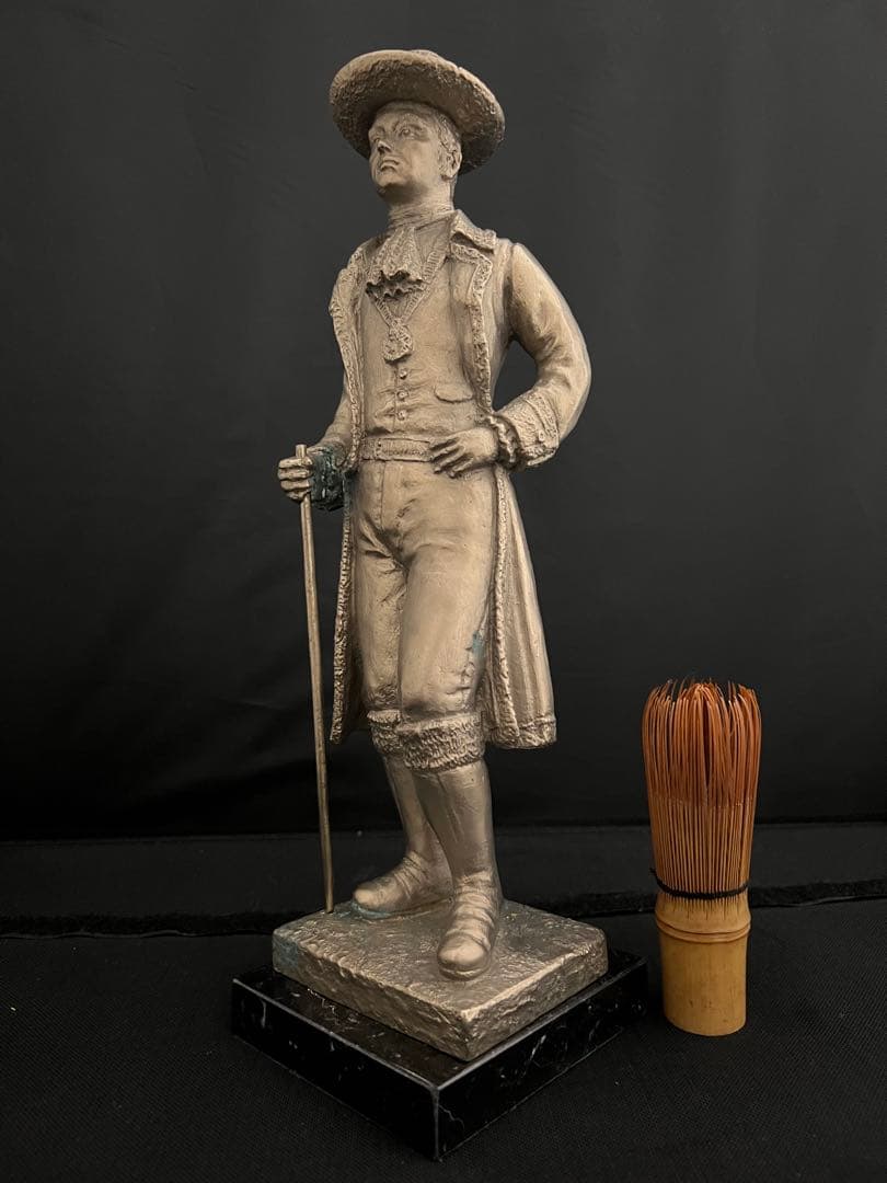 大黒屋光太夫　稲垣克次　ブロンズ　彫刻 置物　骨董　インテリア　 アンティーク