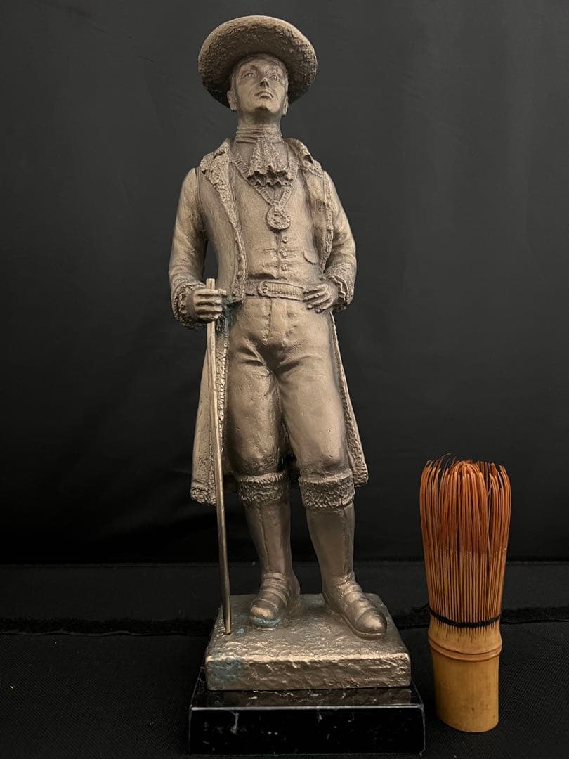 大黒屋光太夫　稲垣克次　ブロンズ　彫刻 置物　骨董　インテリア　 アンティーク