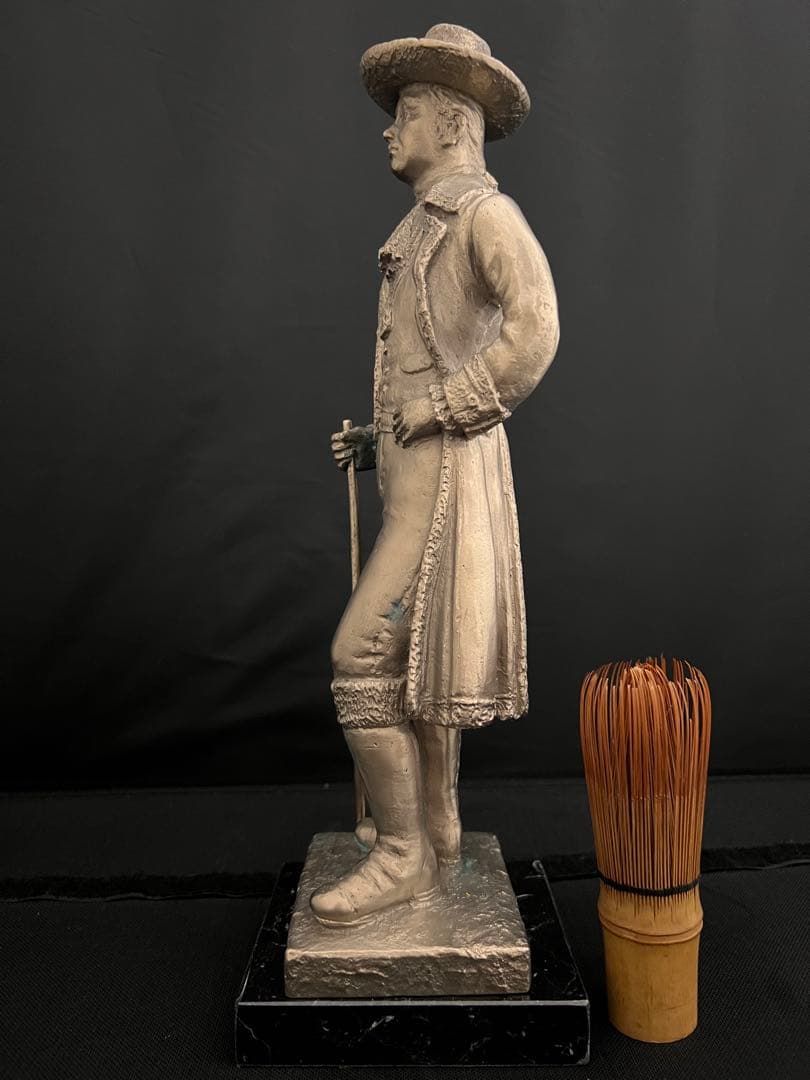 大黒屋光太夫　稲垣克次　ブロンズ　彫刻 置物　骨董　インテリア　 アンティーク