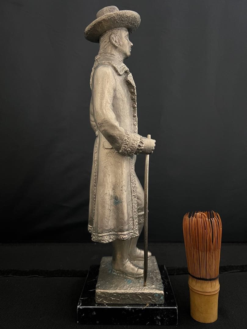 大黒屋光太夫　稲垣克次　ブロンズ　彫刻 置物　骨董　インテリア　 アンティーク