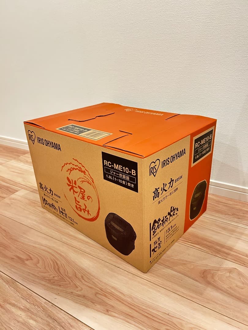 【トラトラ】炊飯器 10合 マイコン式 40銘柄炊き RC-ME10-B