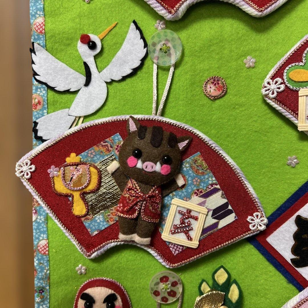 十二干支のフェルト飾り インテリア装飾 壁飾り⭐︎新品