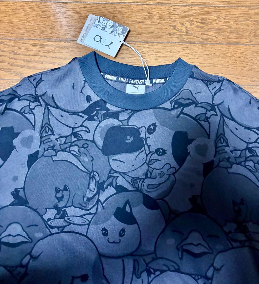 【新品未使用】ファイナル ファンタジー XIV×プーマ　Tシャツ　総柄　Sサイズ