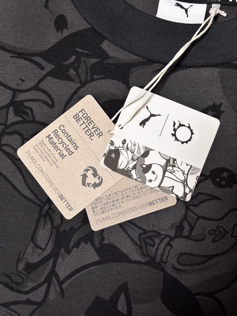【新品未使用】ファイナル ファンタジー XIV×プーマ　Tシャツ　総柄　Sサイズ
