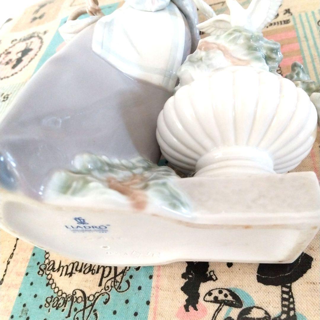 リヤドロ　鳩と遊ぶ少女 　No.5416