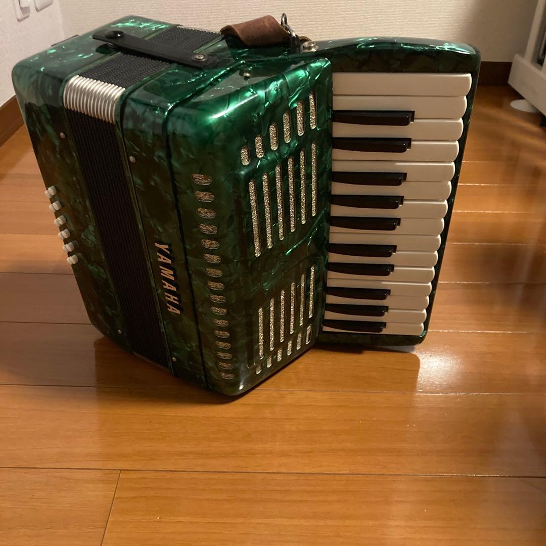 YAMAHA アコーディオン グリーン