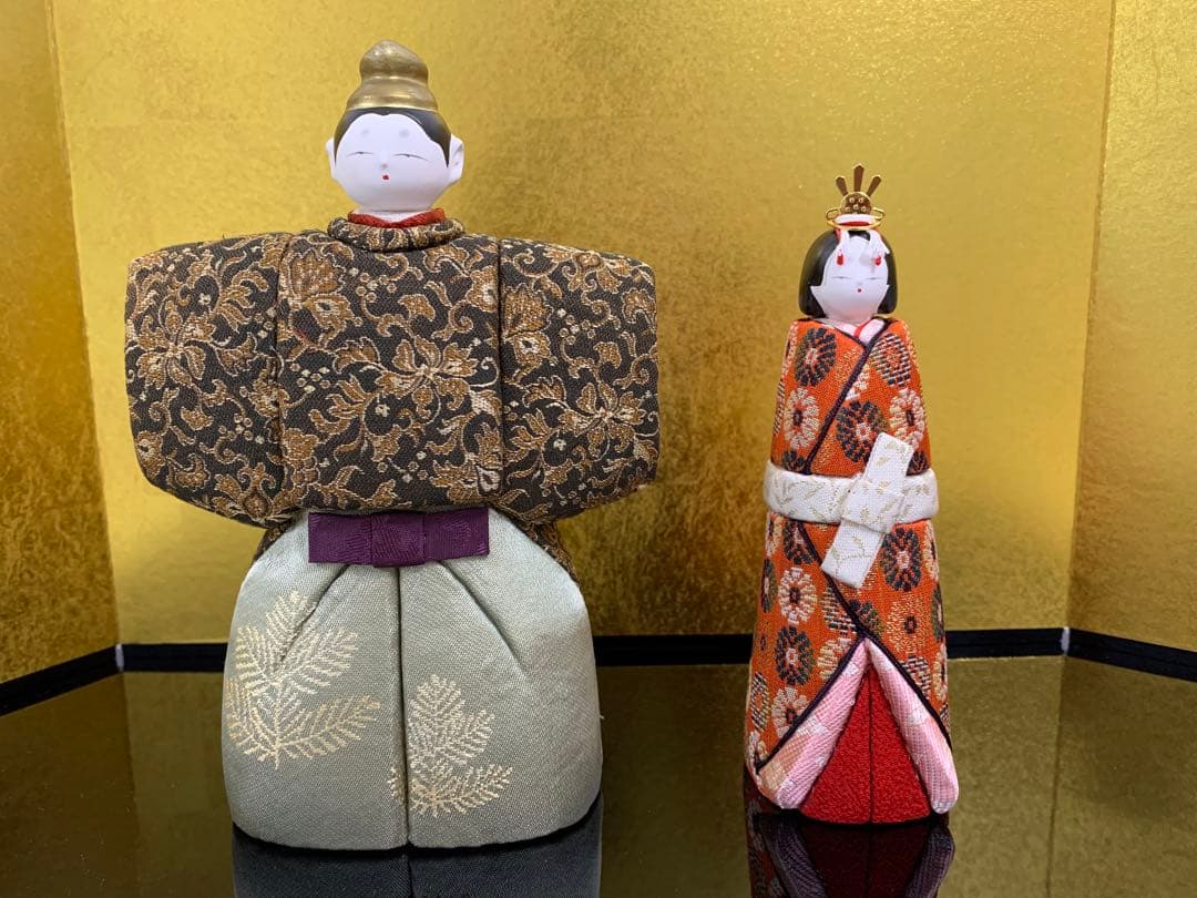 高貴で上質な雛人形★木目込み人形　雛人形　ひなまつり　おひなさま　正絹