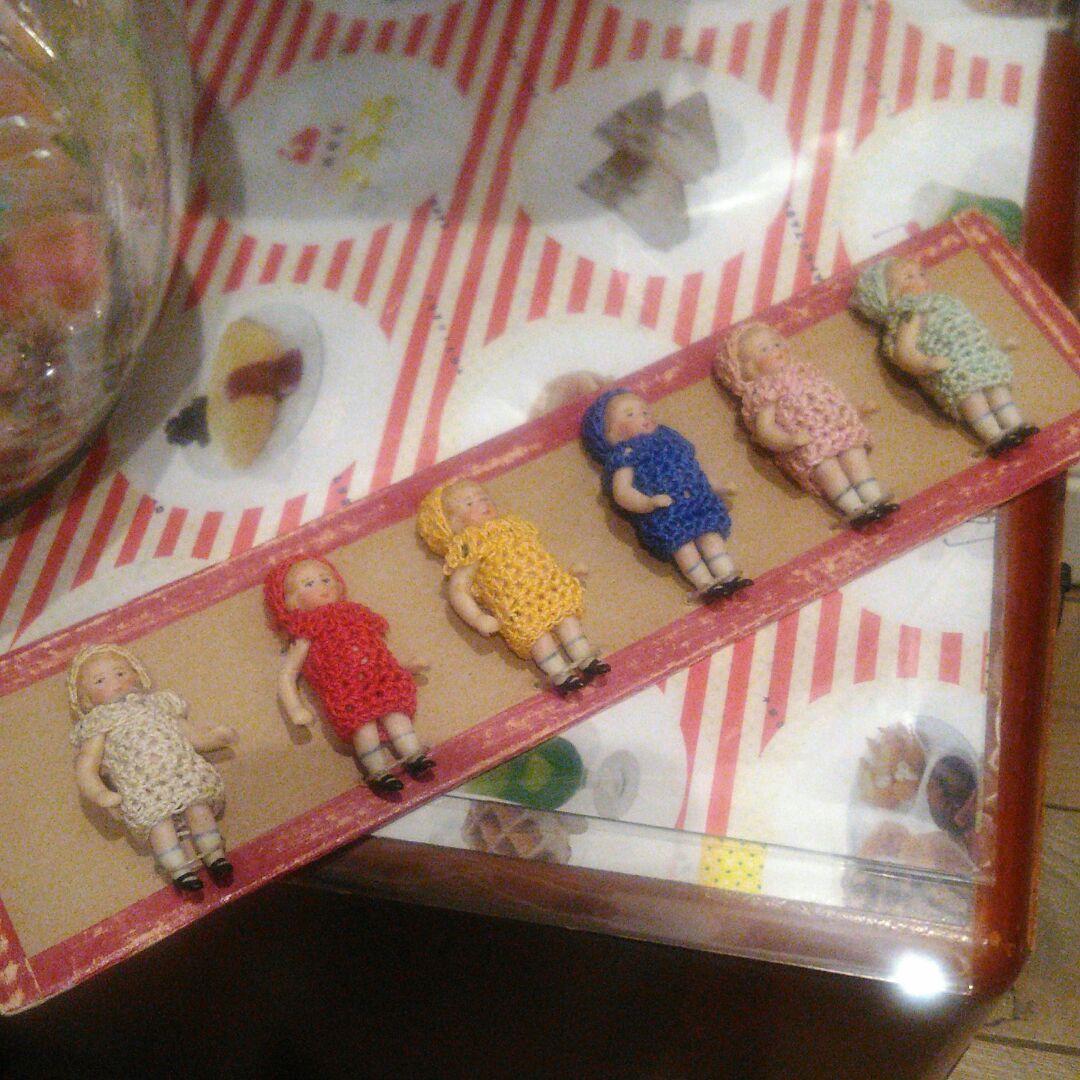 ヴィンテージ ビスクドール 6つ子ちゃん