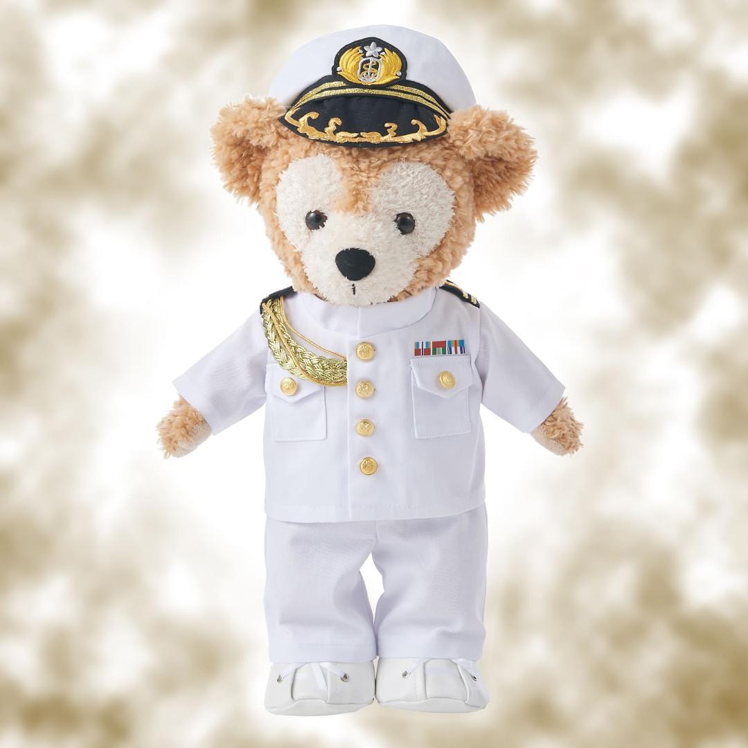 682 儀礼服 海上自衛隊 夏服 白 ダッフィー Sサイズ用コスチューム