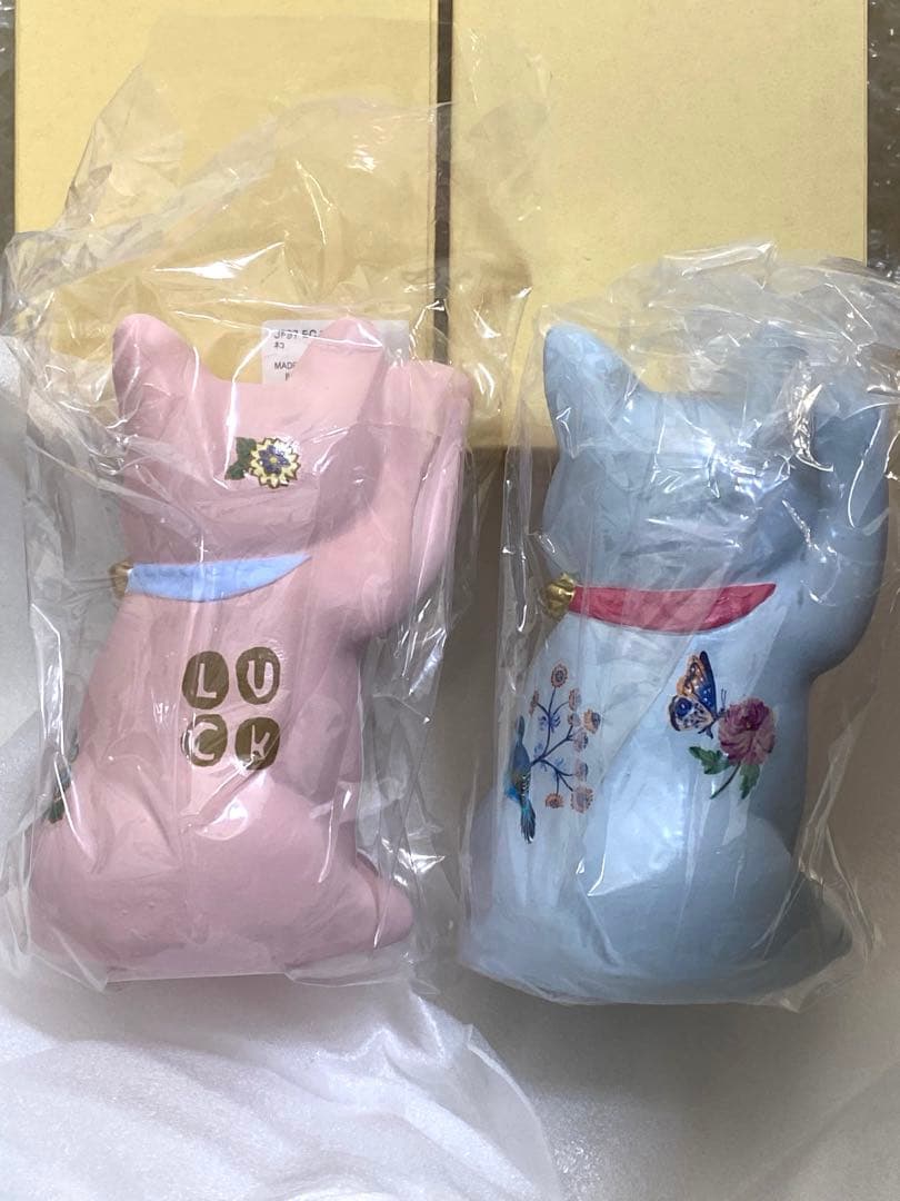 アフタヌーンティー 招きねこ ナタリー・レテ 2種 グレー ピンク