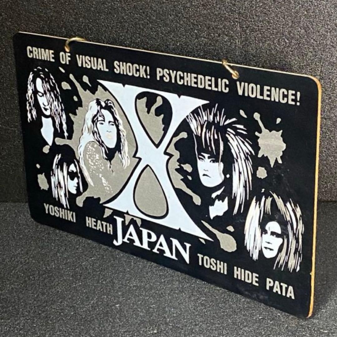 【当時もの（1993年頃）】 X JAPAN パネル エックスジャパン ボード