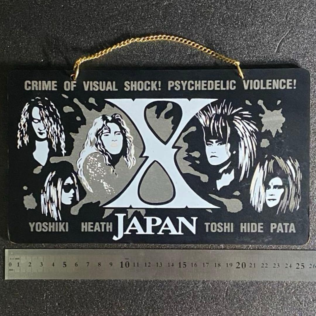 【当時もの（1993年頃）】 X JAPAN パネル エックスジャパン ボード