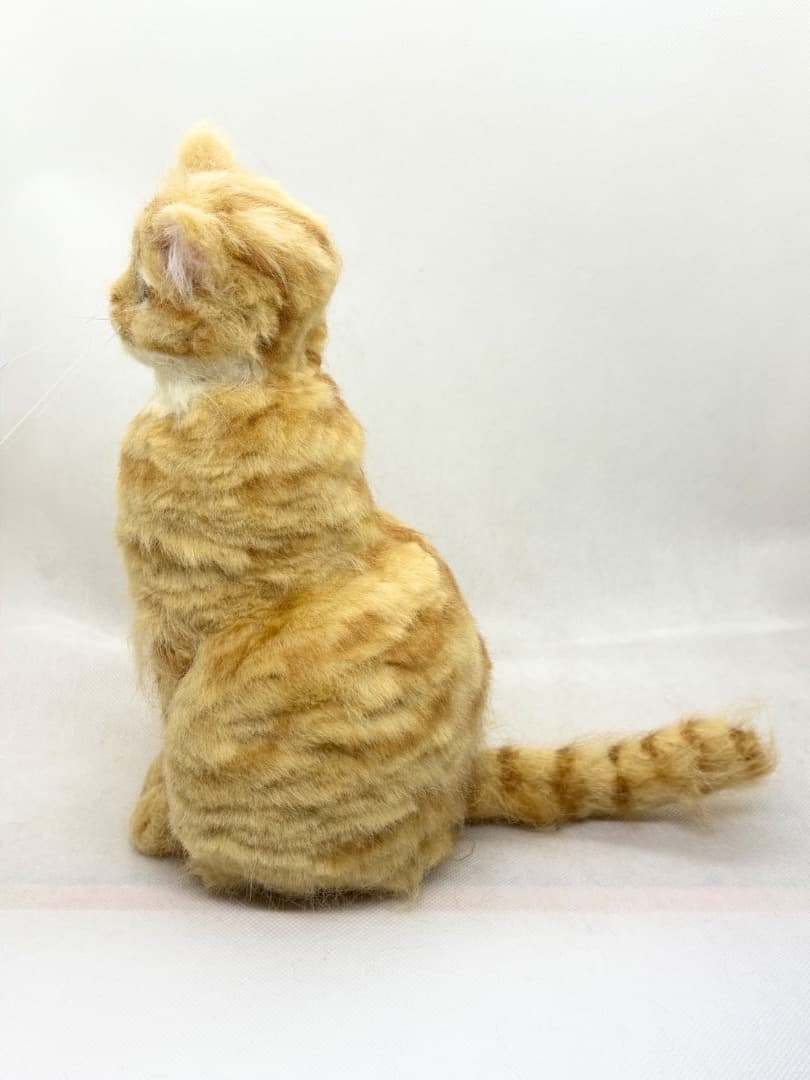A猫 羊毛フェルト茶トラ猫【ハンドメイド 猫