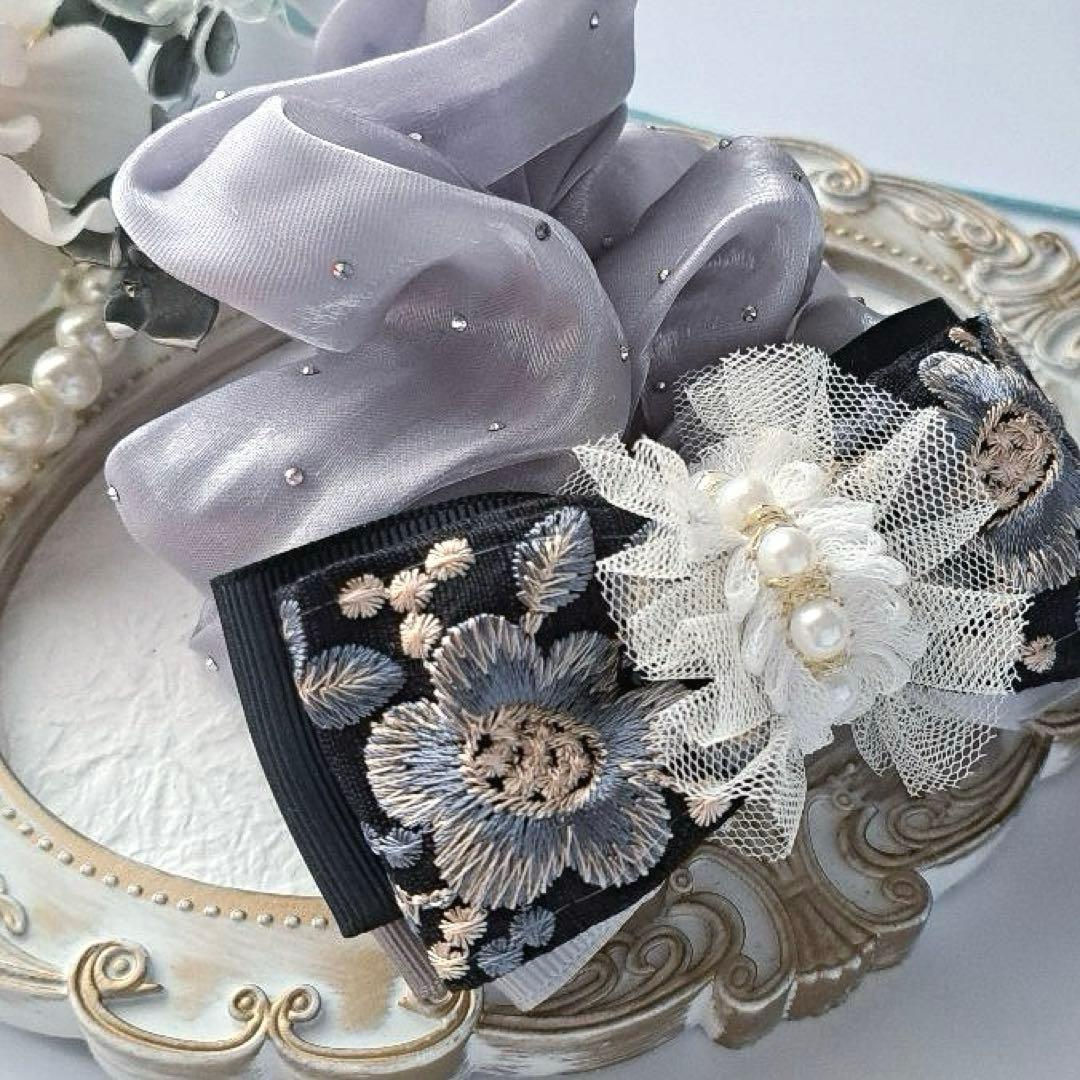 紅茶様お取引中⭐3102⭐❣️大人可愛い華やかアクセ❣️オリジナル✴インド刺繍