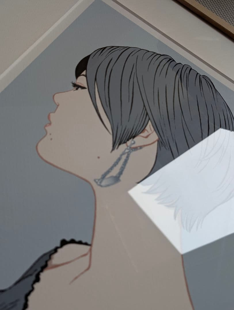 江口寿史 Hisashi Eguchi版画『ほくろ beauty spot』本物