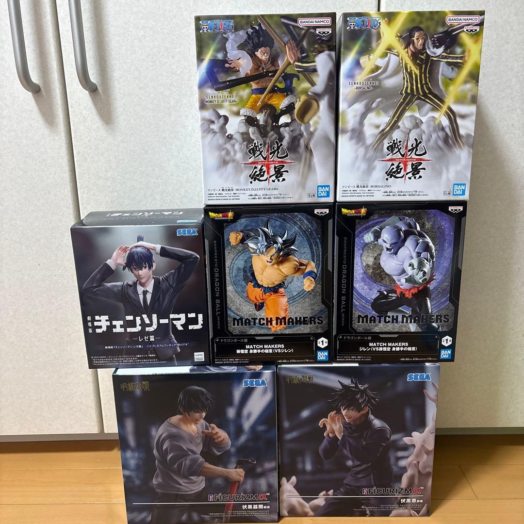 最新プライズ　まとめ売り　ワンピース　チェンソーマン　ドラゴンボール　呪術廻戦