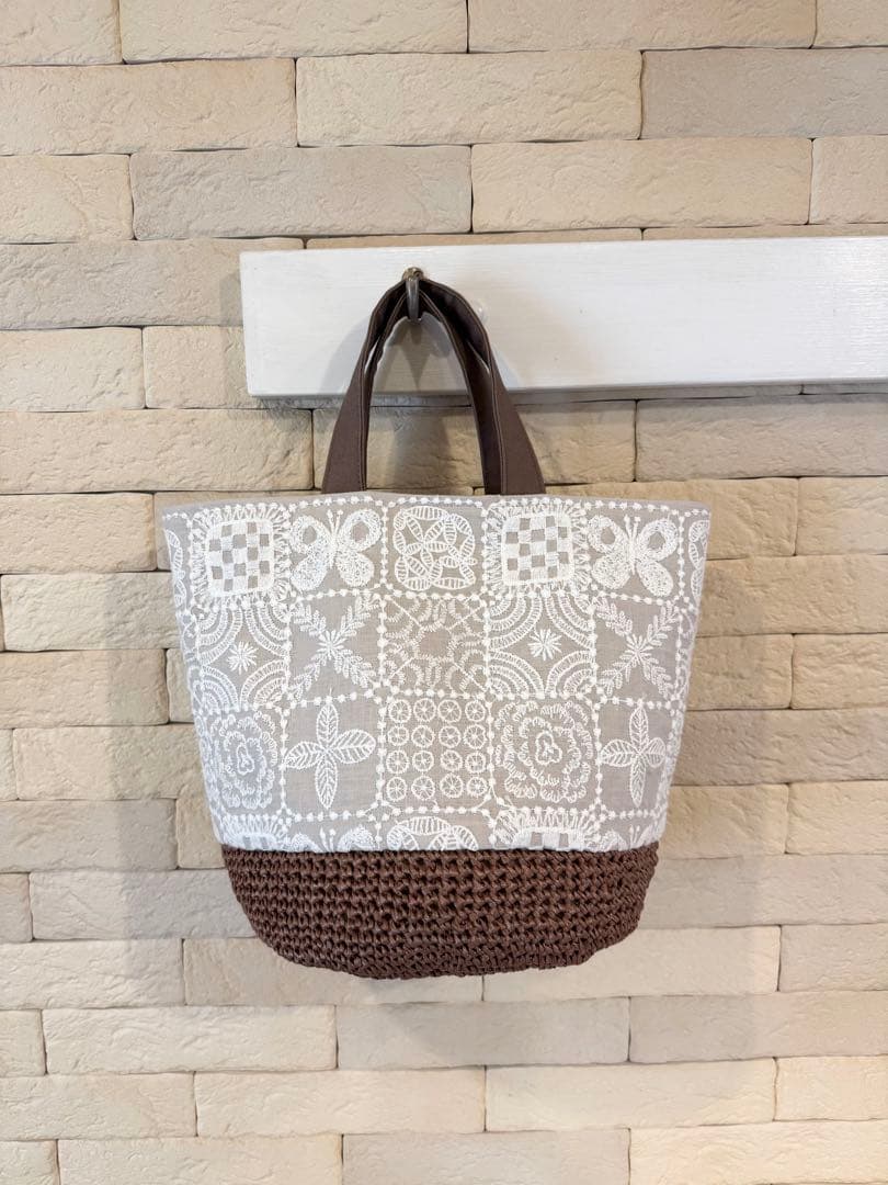 バケツトート＊ミナペルホネン forest tile