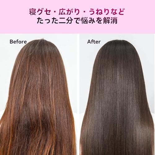 POLENTAT ヒートブラシ コードレス 2億級マイナスイオン 大容量60MM