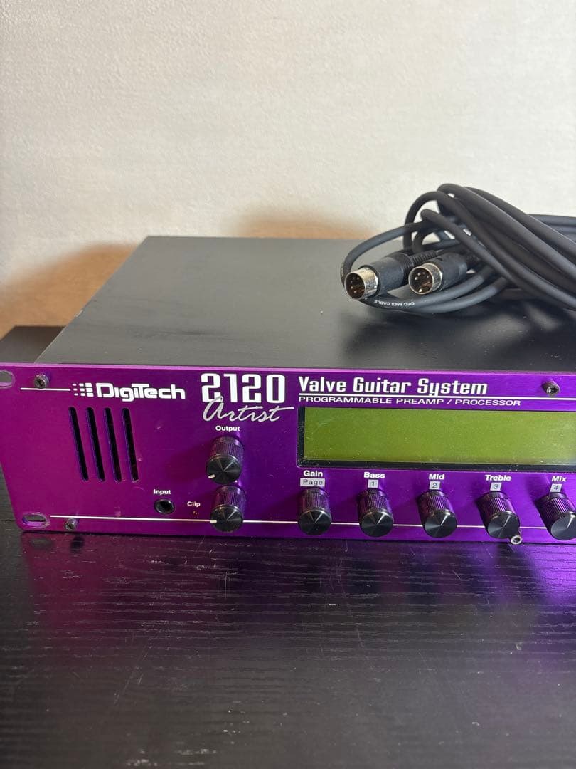 Digitech 2120 Artist 真空管ギタープリアンプ ラック