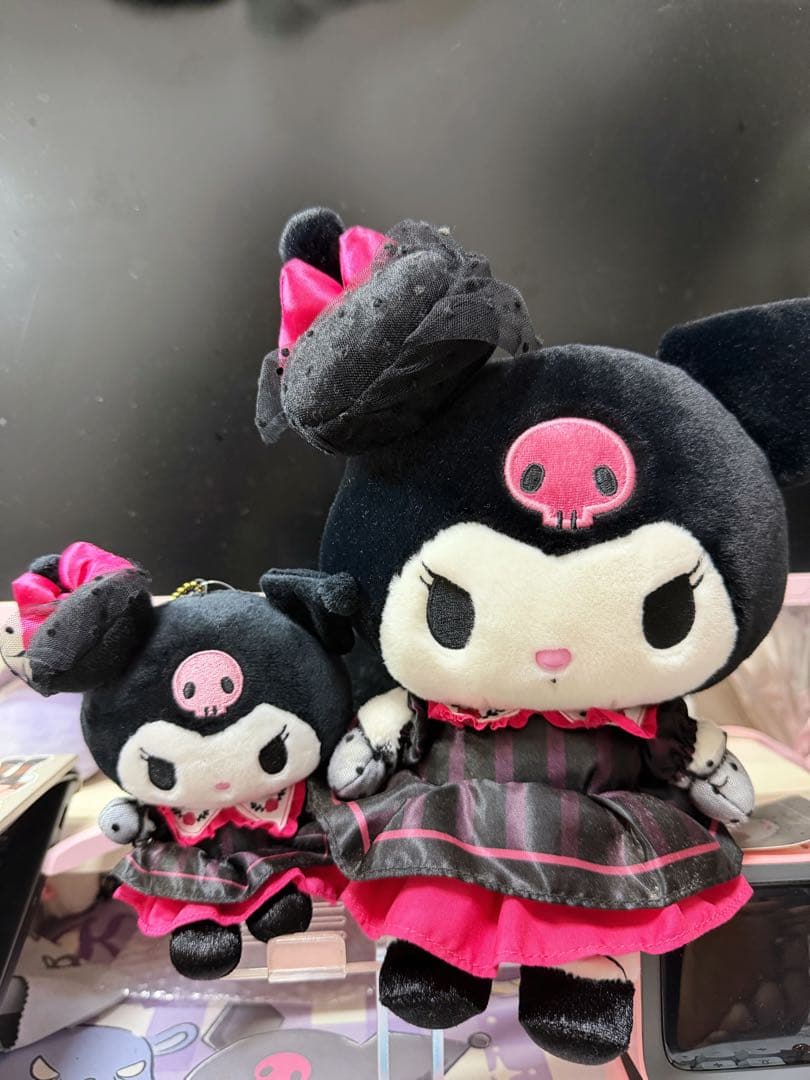 Kuromi クロミ ぬいぐるみ　。マスコット　セット